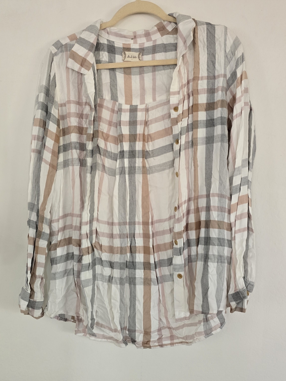 Altard State Plaid Button Up L